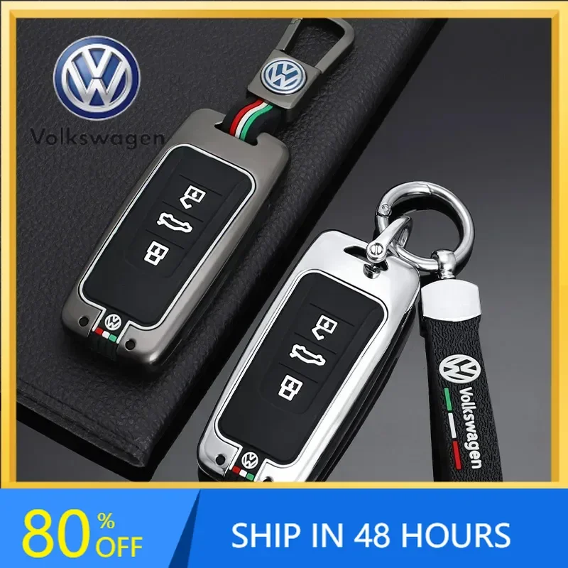 

Новинка 2026 года: Чехол для автомобильного ключа из цинкового сплава и силикона для Volkswagen VW Touareg 2018-2021 гг.