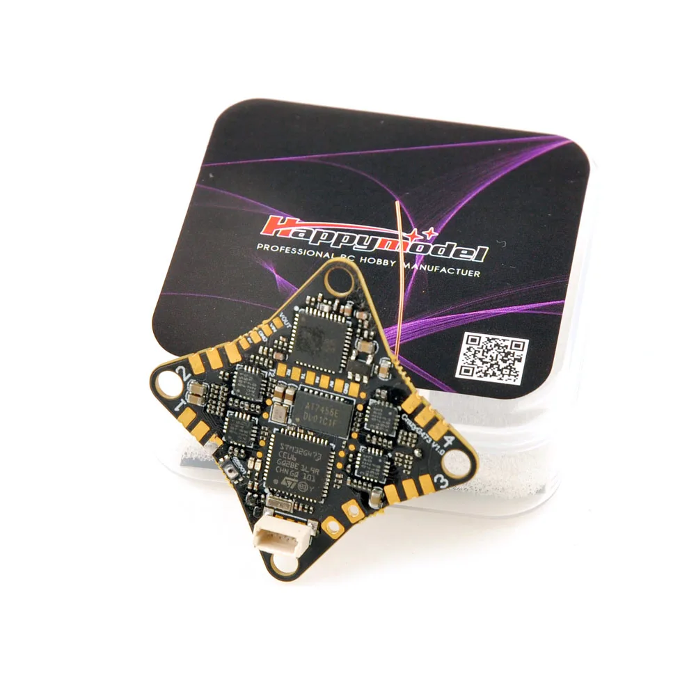 

Happymodel CrazyG473 V1.0 AIO 5-IN-1 Flight Controller Built-in UART ELRS and 5.8G Openvtx for 65mm 1S Micro FPV Whoops