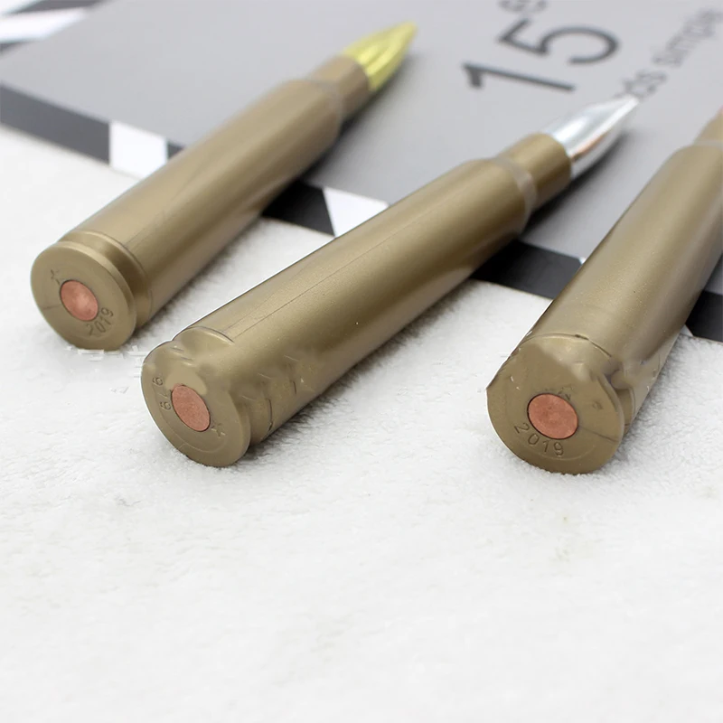 Creative Stationery Simulation Retro Bullet Modeling Ballpoint Pen Unique Mini Signature Writing Pens Students Office Supplies