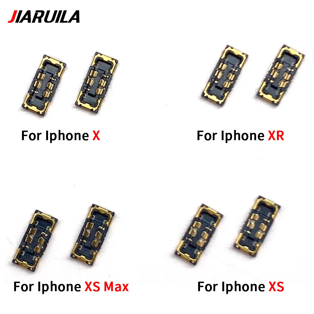 10 buah/lot Digitizer tampilan LCD baru konektor FPC pada Motherboard untuk Iphone 11 Pro Max Se 2020 X XR XS Max kabel Flex colokan