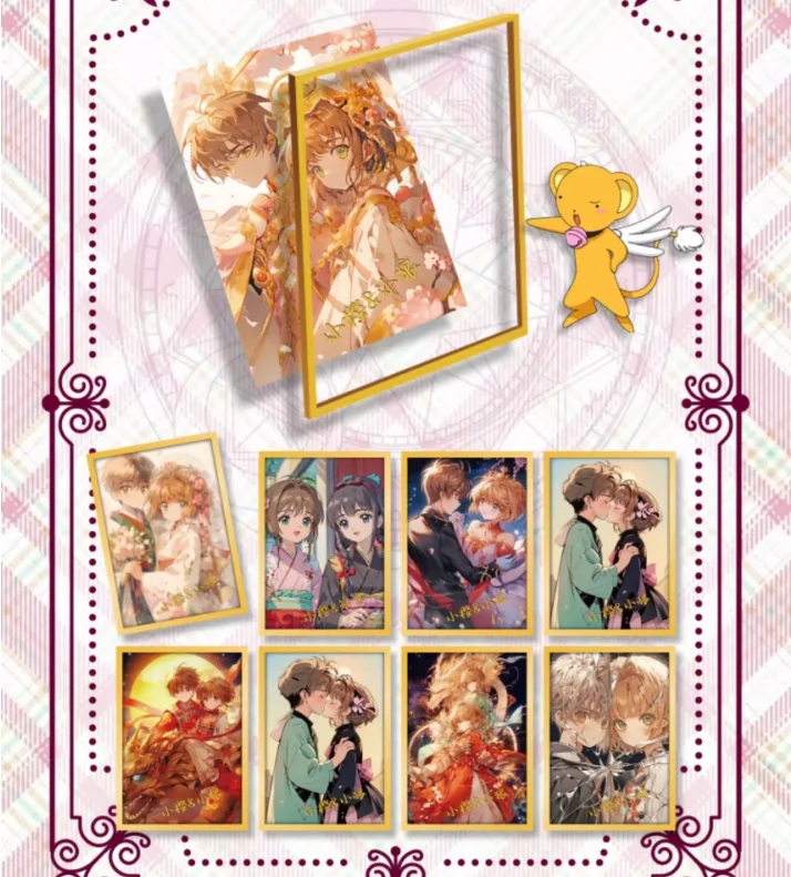 ZHIYINGSHE VOL.3 Cardcaptor Sakura Cards Anime Collection Cards Mistery Box Board Games Toys Birthday Gifts for Boys and Girls