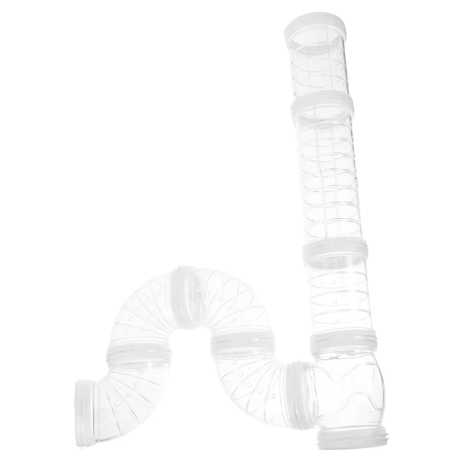 1Set Pet Exercise Tunnel Kit for Hamster Mouse Rat Small Animals Transparent Flexible DIY Connectable Tube System Cage