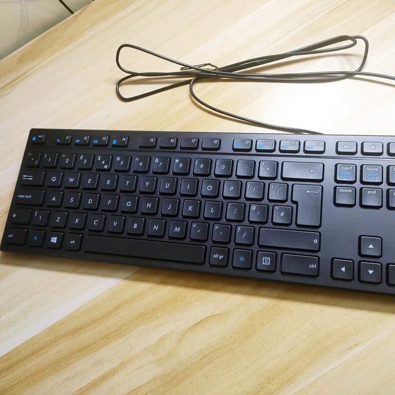 UK layout USB wired keyboard for ASUS aw211 laptop desktop keyboard （without packaging box）