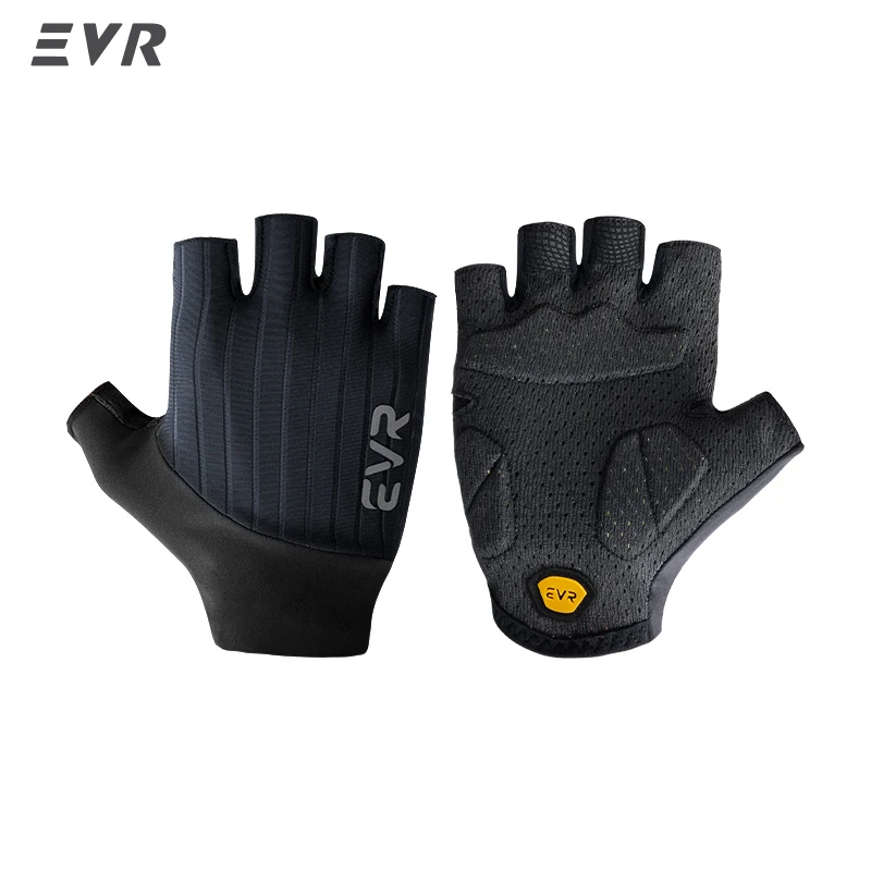 EVR Heren Zomer Fiets Handschoenen Halve Vinger MTB Racefiets Handschoenen Anti-Slip Schokabsorberende Gel Pad Fiets Handschoenen