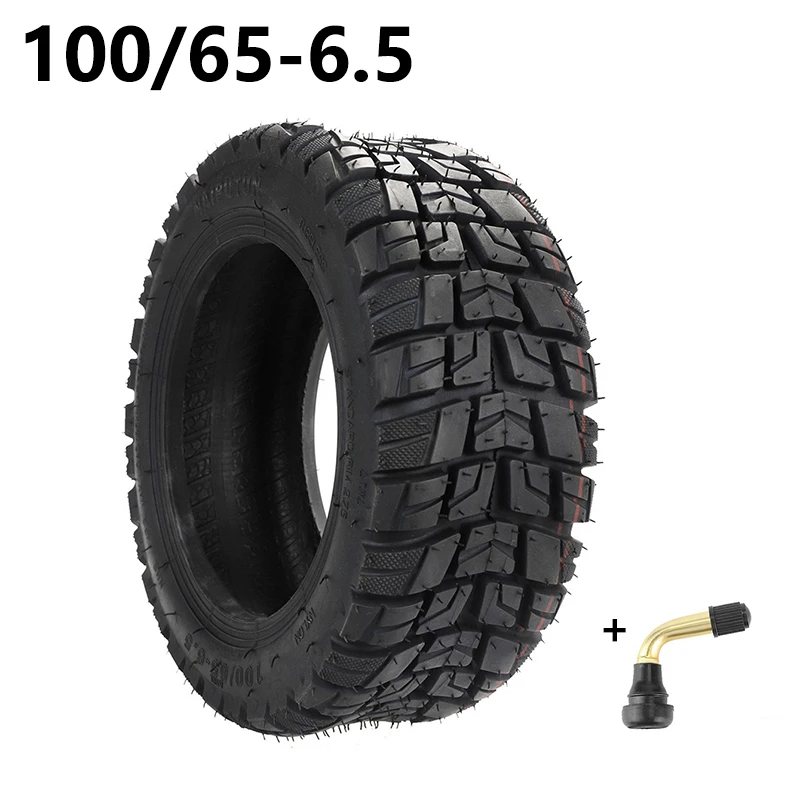 

100/65-6.5 Thickened Vacuum Tire 11 Inch Electric Scooter Modified Tire Off-Road Tubeless Tyre with Nozzle E Scooter Accessories