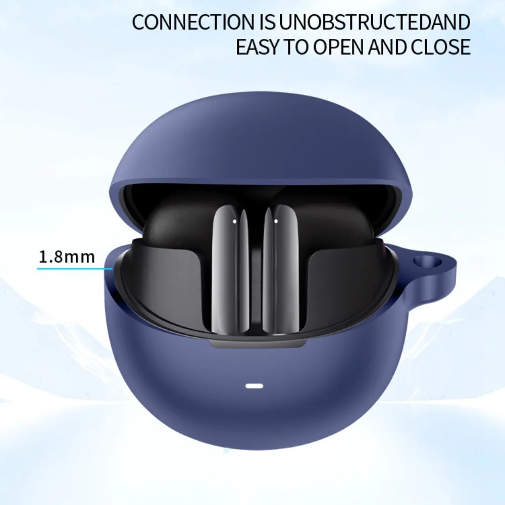 Силиконовый чехол для наушников, противоударный защитный чехол для наушников QCY Ailybuds PRO/PRO +(HT10) Силиконовый чехол для наушников, противоударный защитный чехол для наушников QCY Ailybuds PRO/PRO +(HT10)