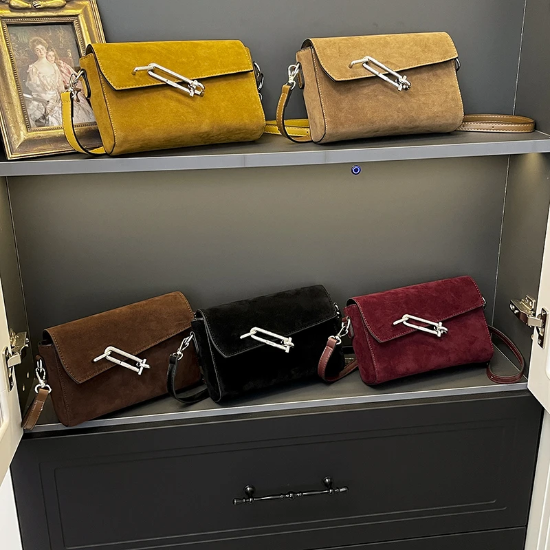 

Ladies Leather Messenger Bag Crossbody Shoulder Handbag With Elegant Design Classic Popular By Luxury Brand Fashion