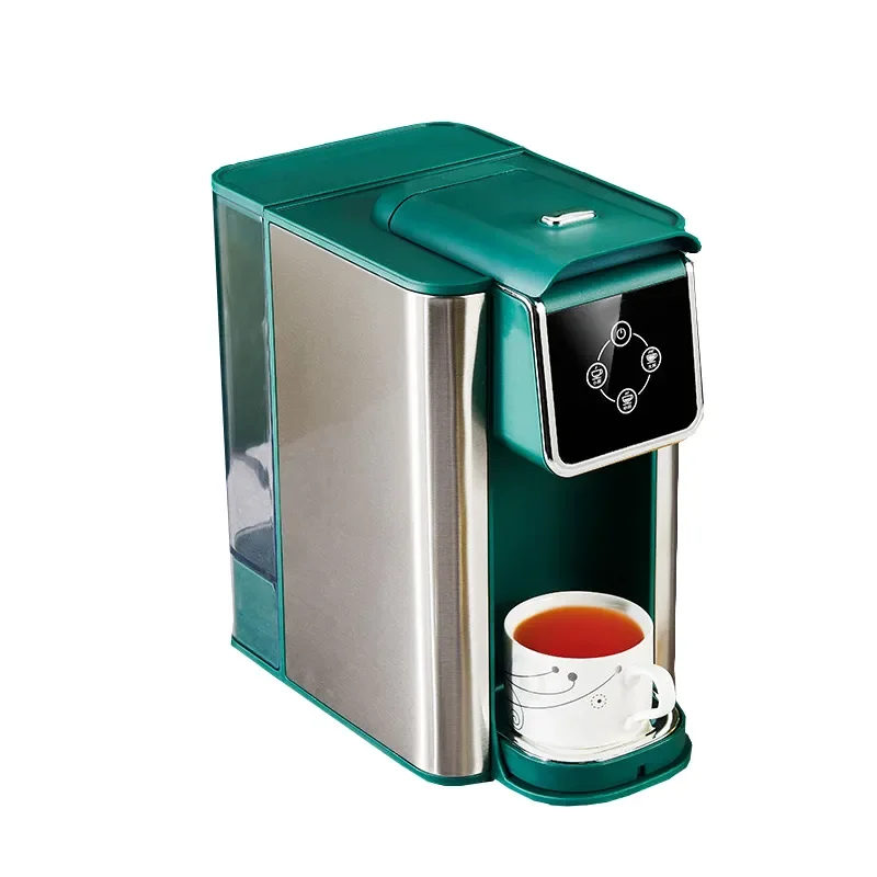 Environmentally Friendly Hotel Keurig Coffee Machine Low Wattage Tea Coffee Pot Water Tank Electronic Sensor Single Cup Copper