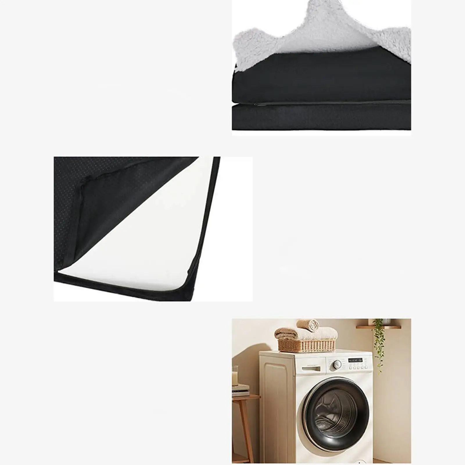 

Desk Foot Rest Adjustable Heights Leg Pillow Under Desk Stool With Warm Pocket For Living Room Bed Study Kitchen Home Dorm