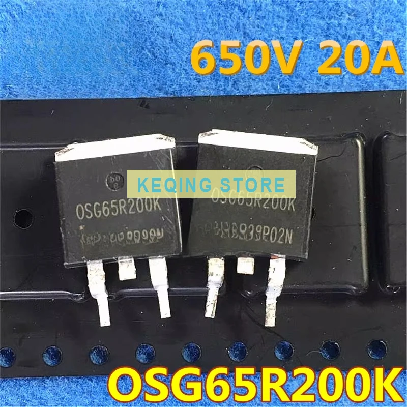 10PCS Used+Not NEW+Send after Measure OSG65R200K  TO-263
