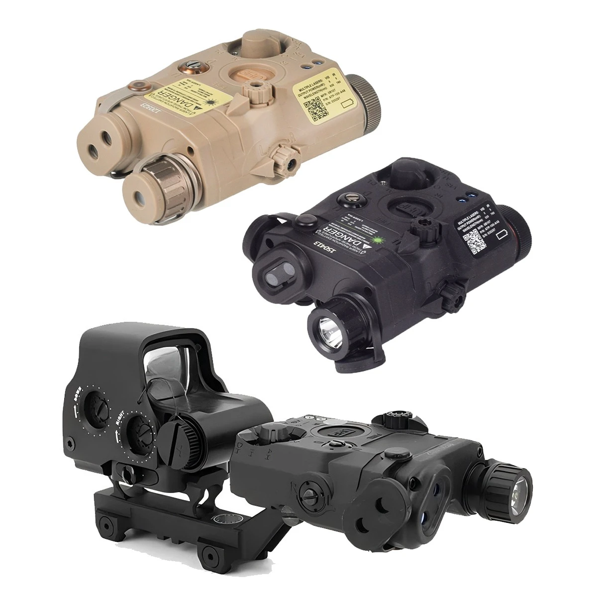 PEQ-15 LA5C IR Fill Light Airsoft Weapons Scout Light LED Strobe Flashlight PEQ GBRS HYDRA Mount (Please Contact Seller)