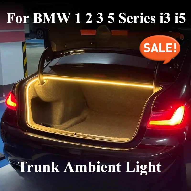 

Светодиодный светильник для BMW 1 2 3 5 серии E90 E60 E70 E46 F10 F20 F30 G20 F34 I3 I5 задняя полоса света багажника яркий силикон