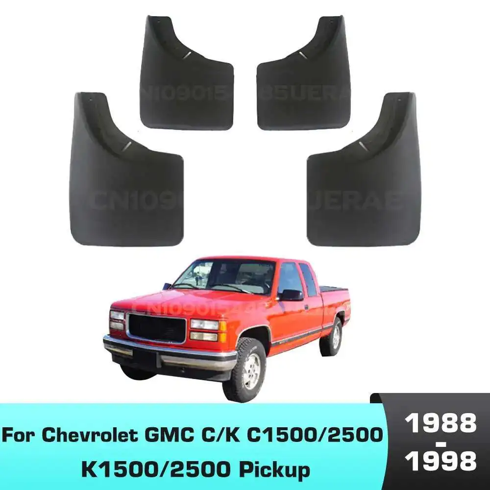 

Fender For Chevrolet GMC C/K C1500/C2500/K1500/K2500 Pickup 1988-1998 Suburban 1992-1999 1988-1998 Mudguard Mud Flaps Guard