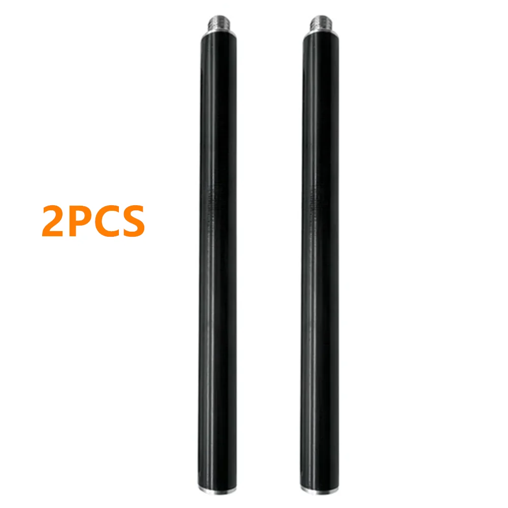 2pcs  30CM Carbon Fiber Pole Diameter 25mm Prism Antenna Extend Section Pole surveying pole GPS Extension Rod 5/8 x 11 thread