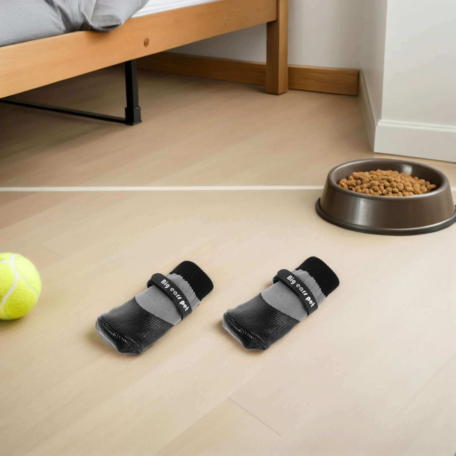 

4Pcs Cat Booties Anti-Scratch Waterproof Dog Shoes Pet Paw Protector for Grooming Bathing Nail Trimming Cat Foot Cover