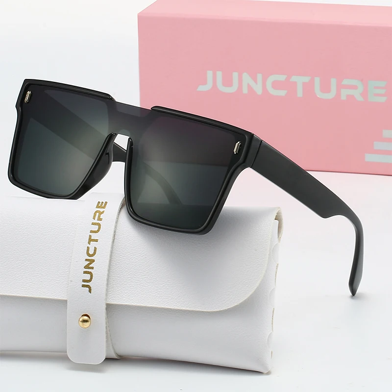 نظارات شمسية مستقطبة للنساء من JUNCTURE، نظارات شمسية مربعة أنيقة، نظارات سيدة متدرجة، هدايا العطلات، نظارات شمسية للنساء