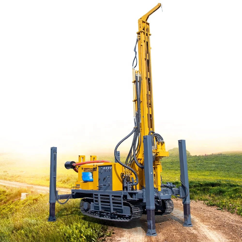 Geological Exploration Drilling Rig 100-400m Water Air Drill Core Drilling Machine Portable Borehole Rig
