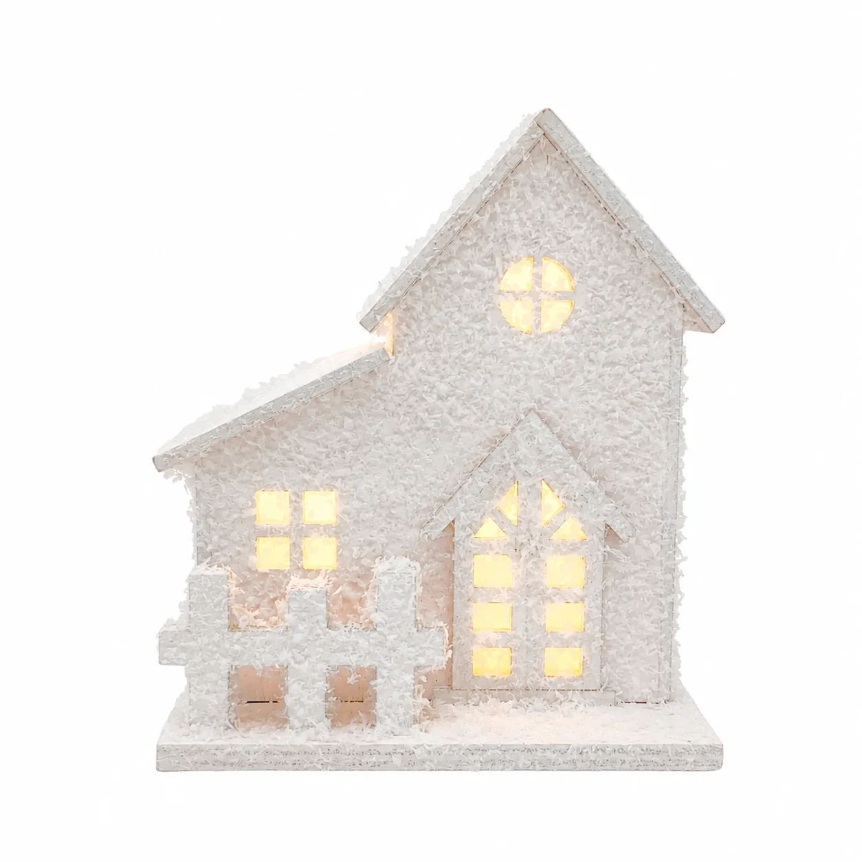 ของตกแต่งบ้านทรงกระท่อมคริสต์ม - Lighting Decor For House บทวิจารณ์และราคา