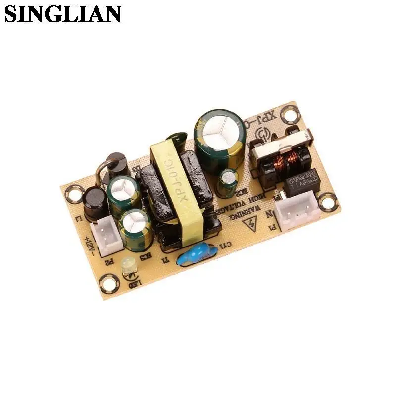 AC-DC 12V1.5A 5V2A Switching Power Supply Module Bare Circuit 110-240V To 15V 12V 9V 5V Board Regulator With Plug Terminal Wire