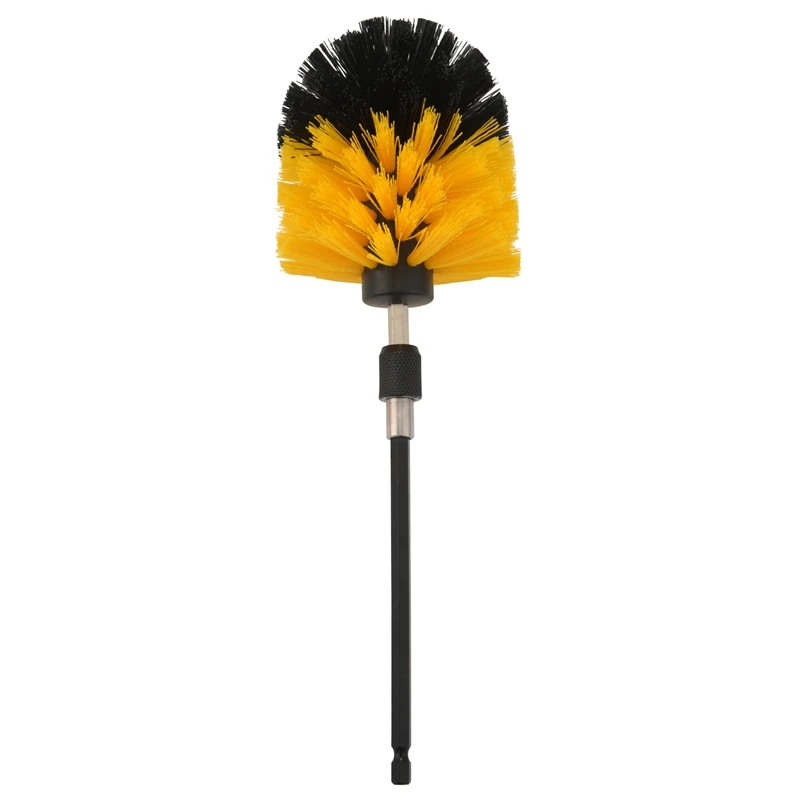 

4Pcs Combinate Drill Brush Power Scrubbing Brush Drill Spin Scrubber Electric Cleaning Brush Fixing For Car Bathroom Wooden Floo