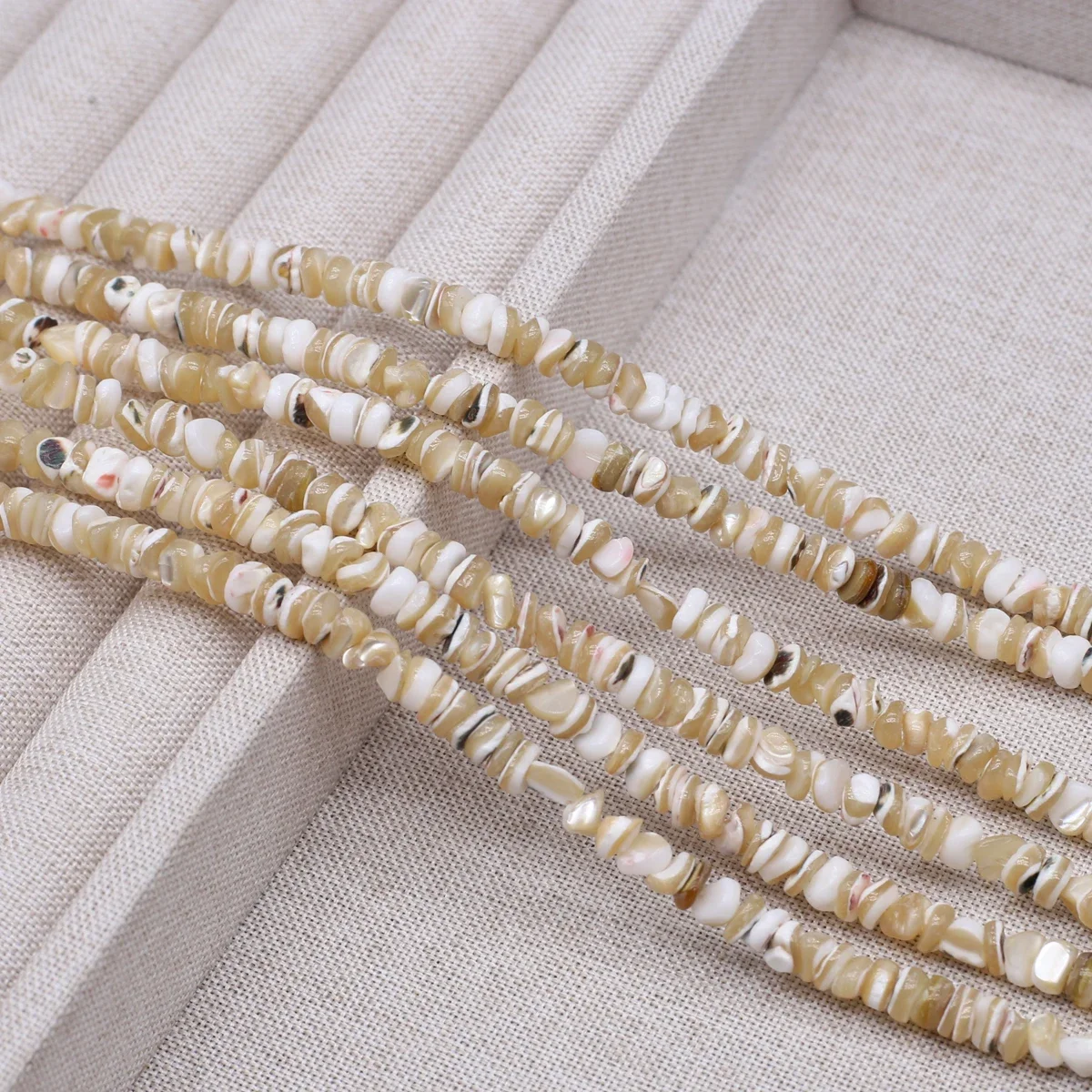 5-6mm Khaki Chips Shell Irregular Natural Freshwater Bead Exquisite Women Jewelry Making DIY Necklace Bracelet Earring Accessory