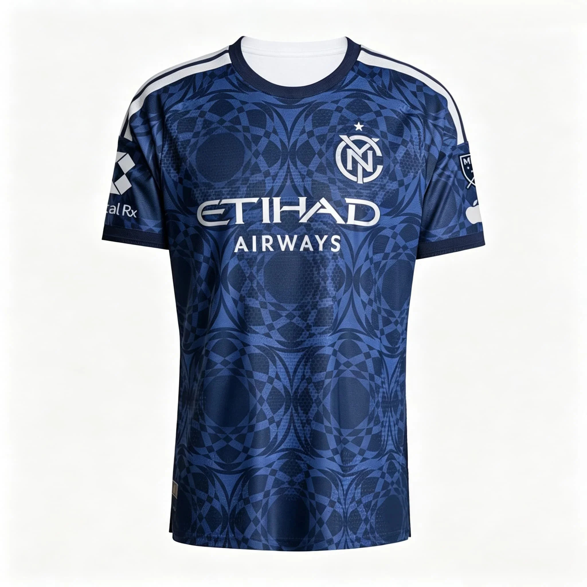 26‑27 New York City FC Home Soccer Jersey Men Short Sleeve Quick‑Dry Football Shirt  Fan Version Sport Uniform Moto