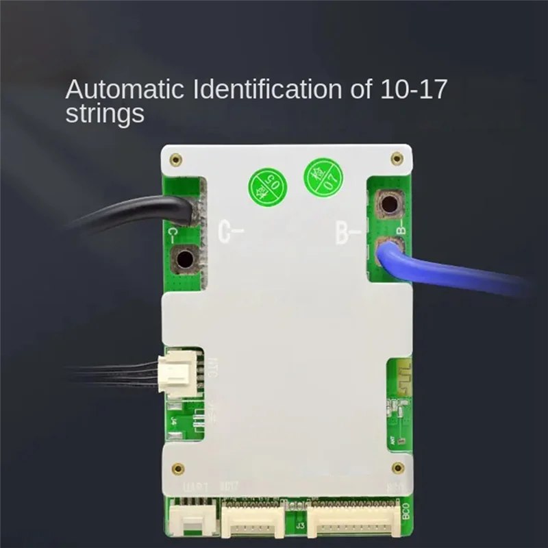 B50B-บลูทูธสมาร์ทในตัว 10-17 ซีรีส์แบตเตอรี่ลิเธียมบอร์ดป้องกัน 40A Ternary เดียวกันพอร์ตบอร์ดป้องกัน