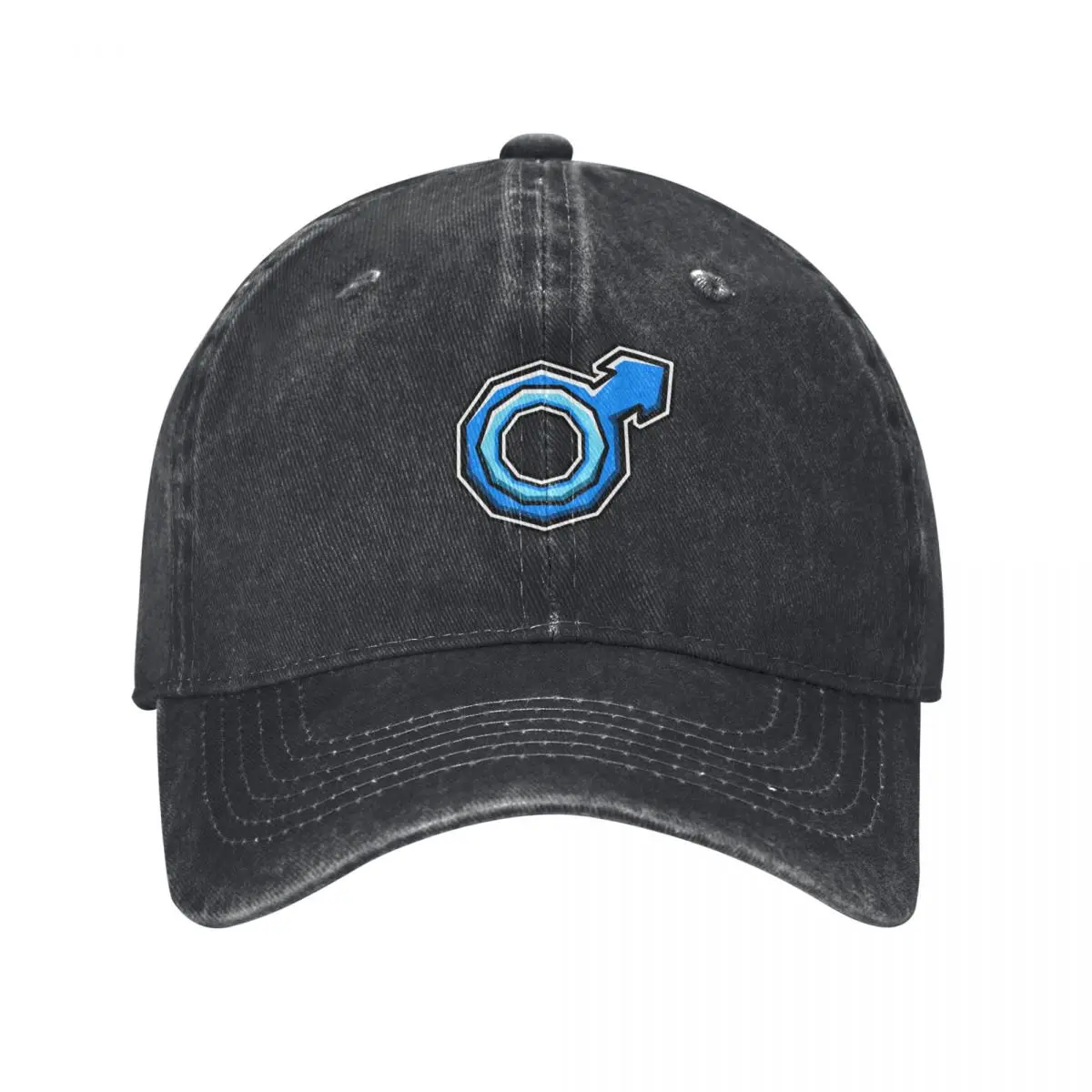 Blue Male Gender Identity Pride Symbol - Male Gender Symbol Baseball Cap Beach Golf Wear Girl'S Hats Men's