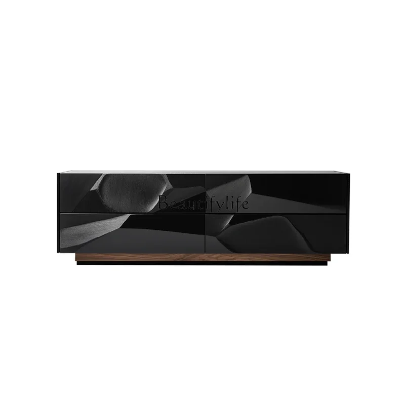 

XX39High-end entrance cabinet Nordic light luxury edge cabinet Locker all solid wood high-end