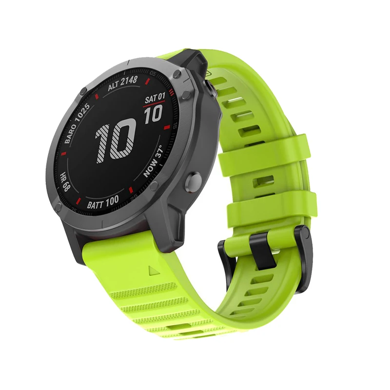 26 22 20Mm Gelang Jam untuk Garmin Fenix 6 6X Pro Silikon Starp untuk Fenix6 5 5S 5X Plus 3HR Aksesoris Tali Jam Tangan Pintar