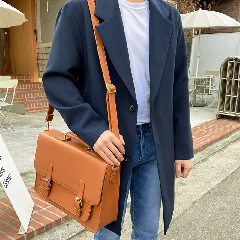 حقيبة كروس نسائية من البولي يوريثان مقاومة للماء لعام 2025، حقيبة يد ماسنجر بكتف واحد بلون سادة #2