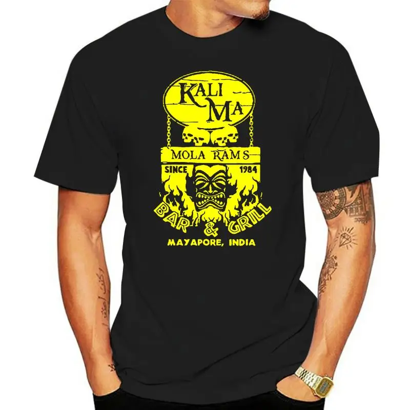 Print T Shirt O-neck Short Indiana Jones Inspired kali Ma Bar And Grill Men T-shirt