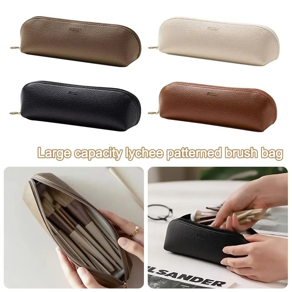 Portable Waterproof Makeup Brush Bag Multi-Pocket Multi-purpose Pencil Bag Storage Bag