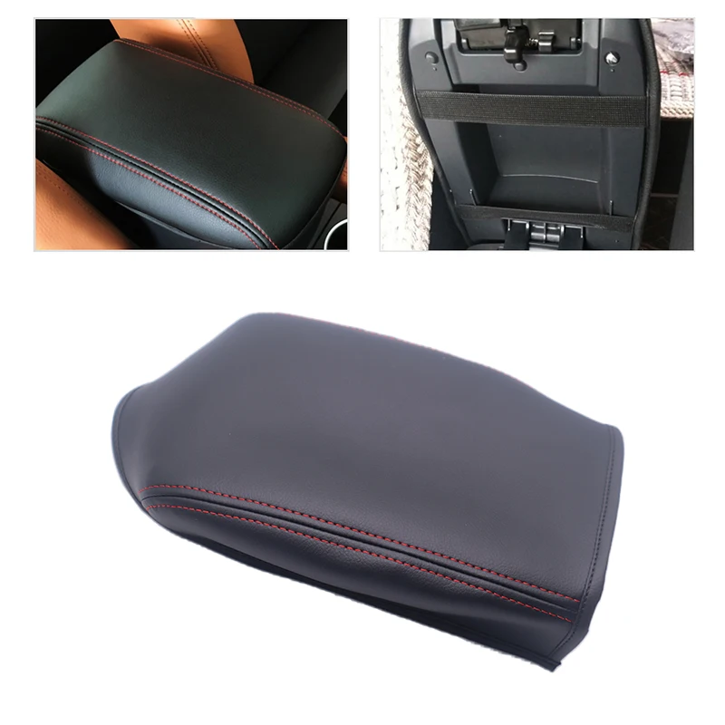 For VW Golf 5 MK5 2005 2006 2007 2008 2009 2010 Car Microfiber Leather Center Console Armrest Box Cover Protection Trim