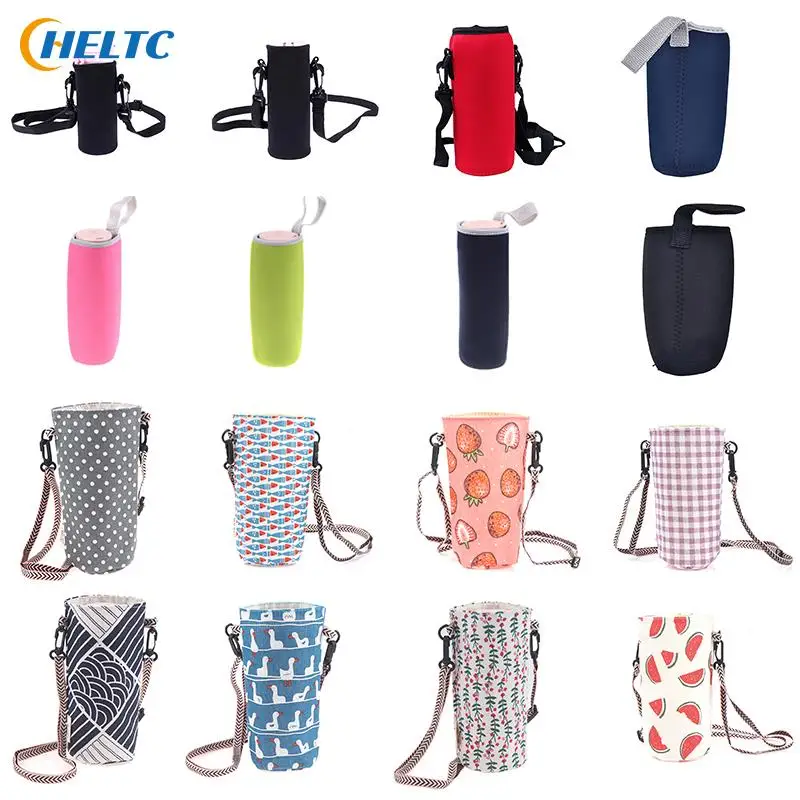 Sport Water Bottle Holder Cover Insulator Sleeve Bag Case Pouch For 450 - 1500ML Portable Vacuum Cup Mug Sport Camping Accessori