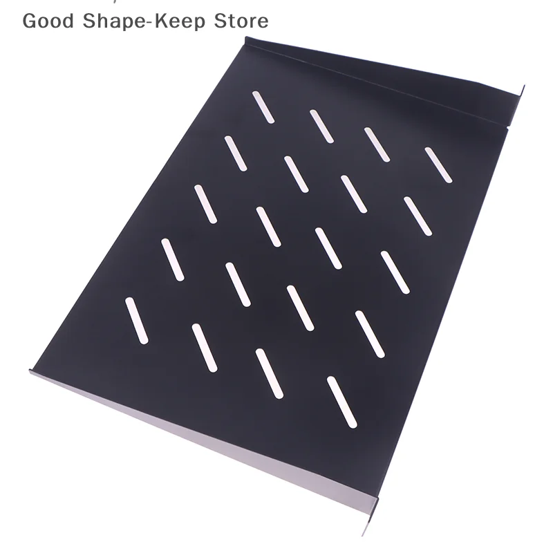 رف رف خادم 1U مضمون للجودة وجيد التهوية؛ صينية تثبيت الخادم لخزانة ورف مقاس 19 بوصة