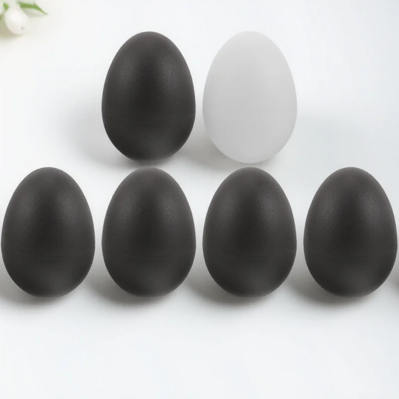 

10pcs Music Percussion Musical Instruments Durable Musical Percussion Instrument Egg Plastic Maraca Egg Bright
