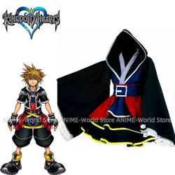 Anime Kingdom Hearts II Cosplay Costume Sora Lolita Kimono Dress Full Sets Custom Made Female Girls Halloween