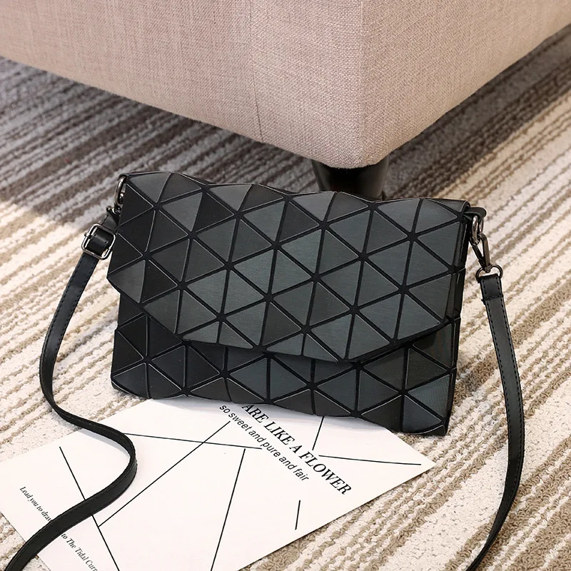 

Fashion Women Geometric Messenger Bag Korean Style Single Shoulder One Shoulder Bag Office Lady Versatile Hand bag