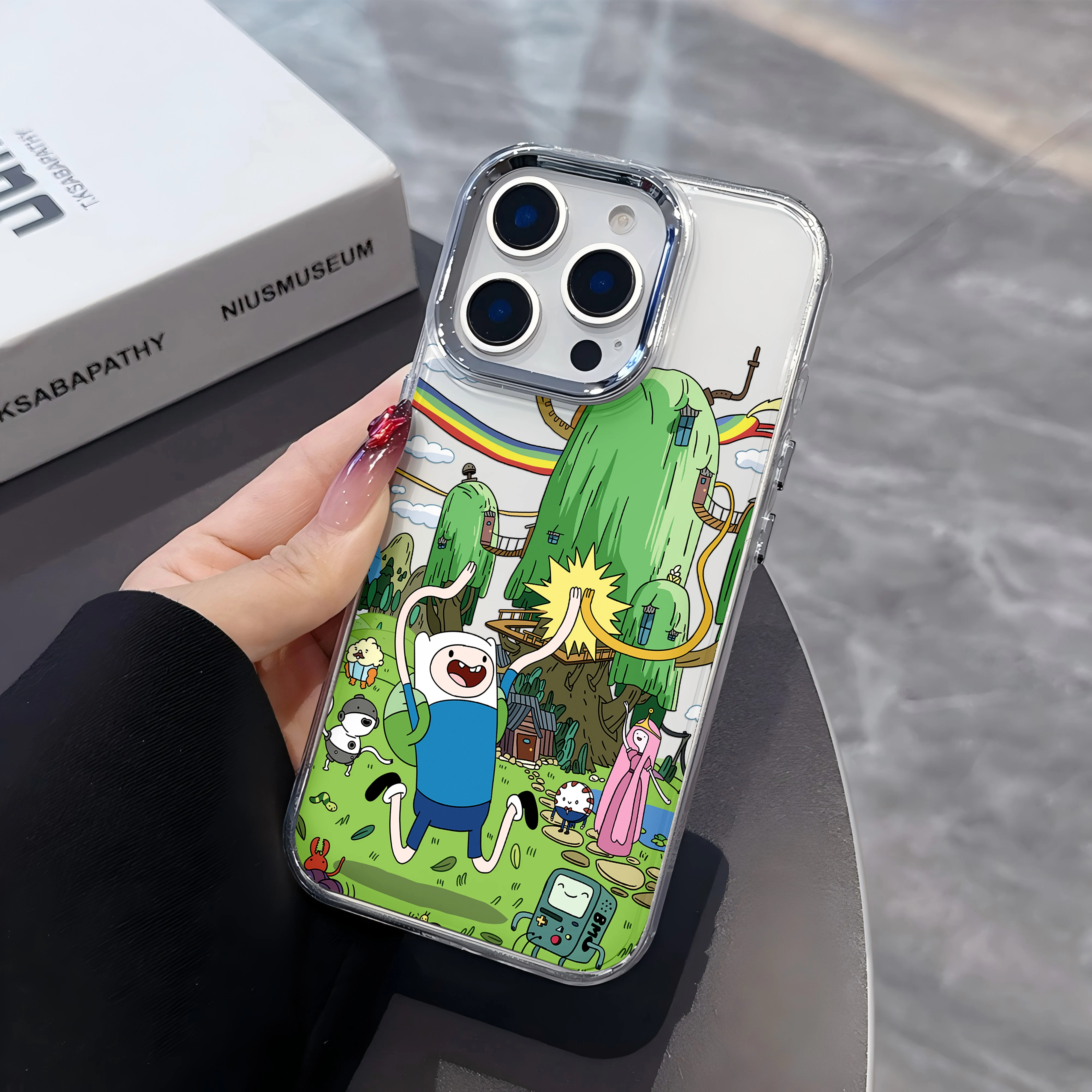 Cartoon A-Adventure Cute T-Time Phone Case For Google Pixel 10 9 8 7 8A 9A XL Pro 4G 5G Transparent Soft Silicone TPU Back Cover view 6