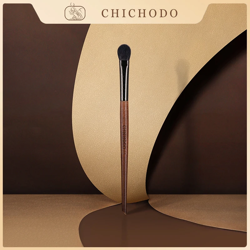 CHICHODO Professional animal hair makeup brush Large eye shadow shader brush Simple beauty tools - goat hair -E243