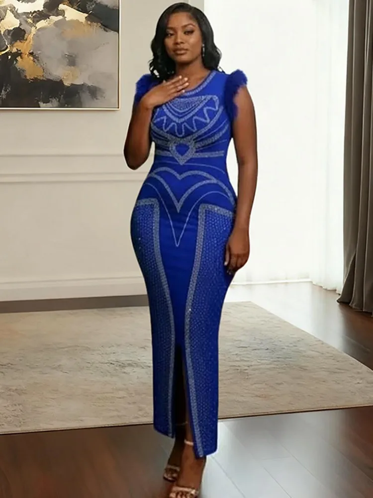 

Африканские платья для женщин, элегантное мусульманское платье из полиэстера, абайя, дашики, халат, кафтан, длинное платье макси, турецкая Африка, новинка 2026 г.