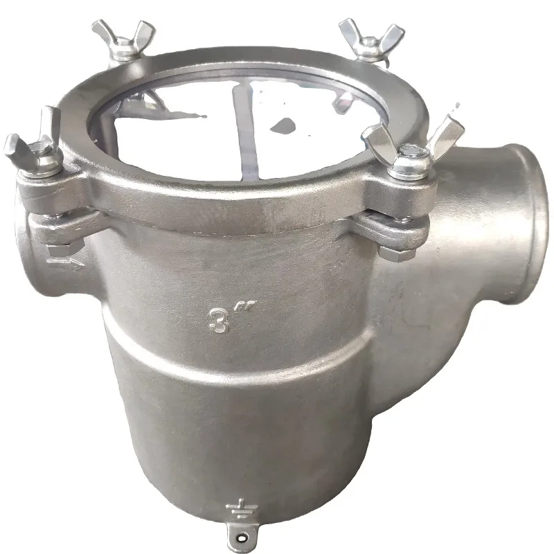 

Complete stainless steel 304 marine filter basket 1 "2" 3 "seawater filter