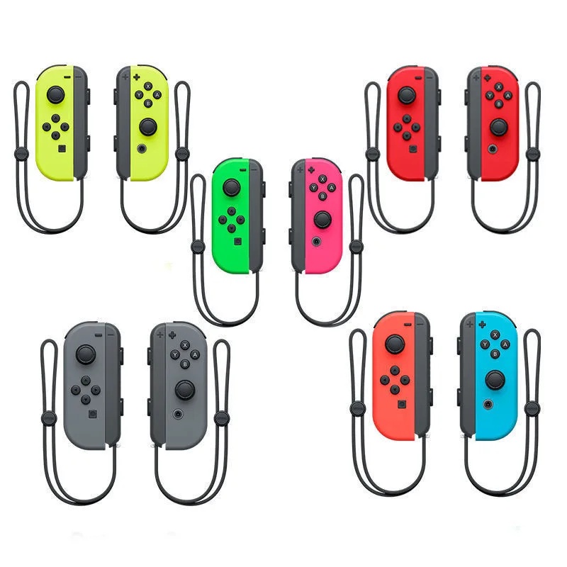 Joycons game controller, left and right separated controllers, wireless Bluetooth with wake-up strap, switch controller