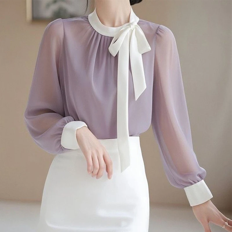 

Autumn Office Lady Simplicity Elegant Trend Sexy O-neck Long Sleeve Dignified Intellectual Generous Sven Easy Close to the Peopl