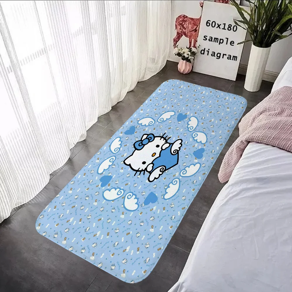 H-Hello K-KittyS Kitchen Rug Outdoor Doormat Entrance Door Entry Mats Hallway Carpet Carpets for Bedroom Room Decoration Items