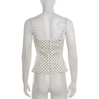 SUCHCUTE Chic Lace Patchwork Polka Dot Camis Tops Elegant Sleeveless Tank Tops Summer Casual Daily Wear Streetwear Camisole 2026 - Image 6