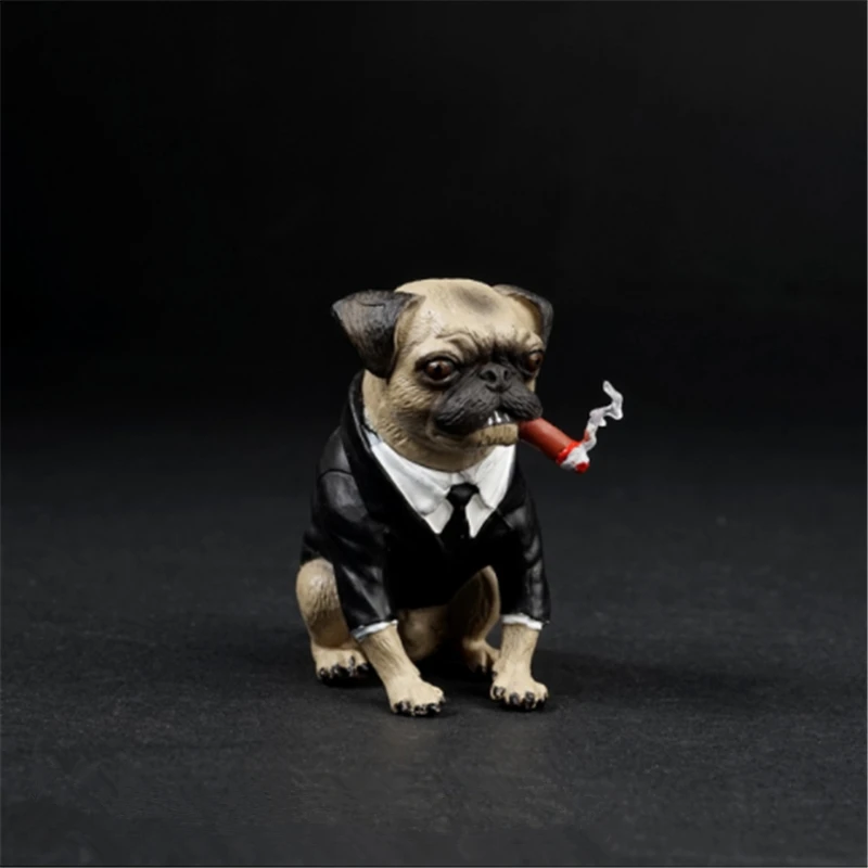 1:6 Scale Model Animal Starling Cigar Dog Figure Scene Props  Accesories Pet Toys for 12 Inch Action Figure Accessory Collection