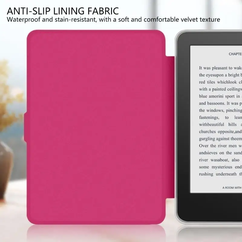 

652F Case For Clara Color 6Inch Ebook Readers Transparently Cover Shockproof Design Easy Access Split Design