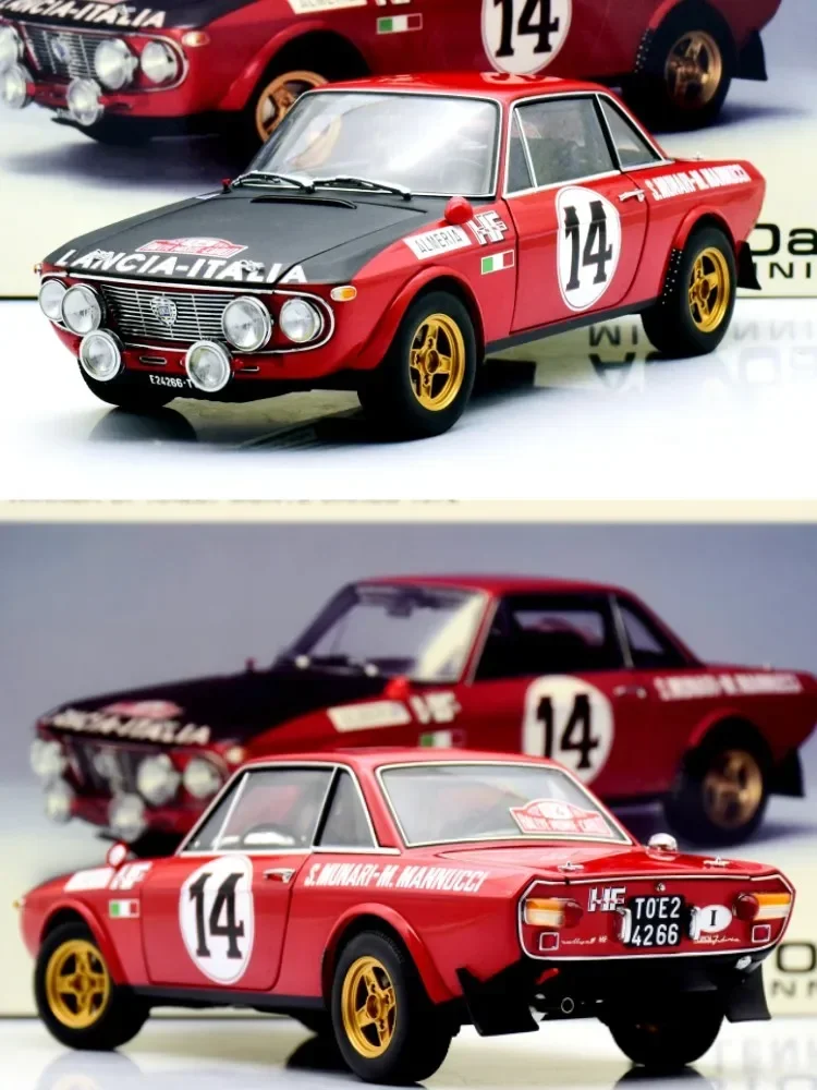 

Autoart 1:18 Fulvia 1.6HF #14 Monte Carlo 1972 Simulation Limited Edition All Open Alloy Metal Static Car Model Toy Gift